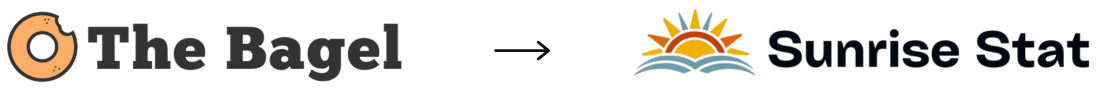 The Bagel newsletter logo.